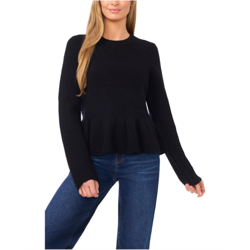 CeCe Peplum Pullover Sweater