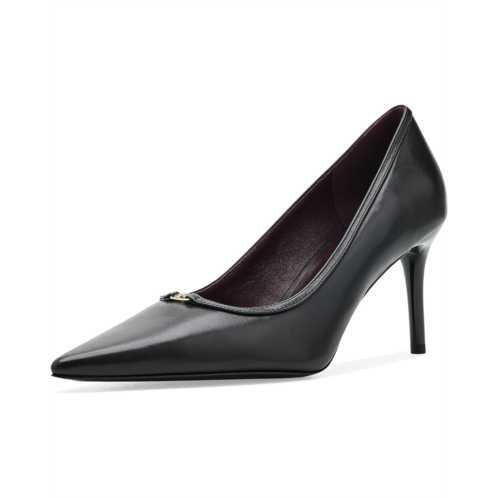 Womens Tory Burch Double T Buckle Pumps 80mm