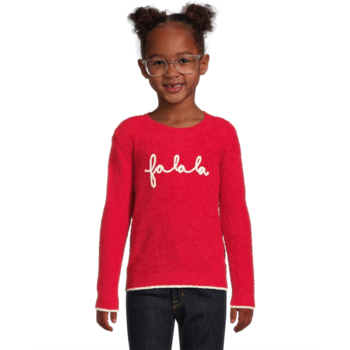 Kids Barefoot Dreams Kids CozyChic Lite Fa La La Pullover(Toddler)
