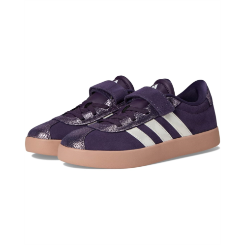 Adidas Kids VL Court 3.0 Elastic Lace & Strap Shoes (Little Kid)