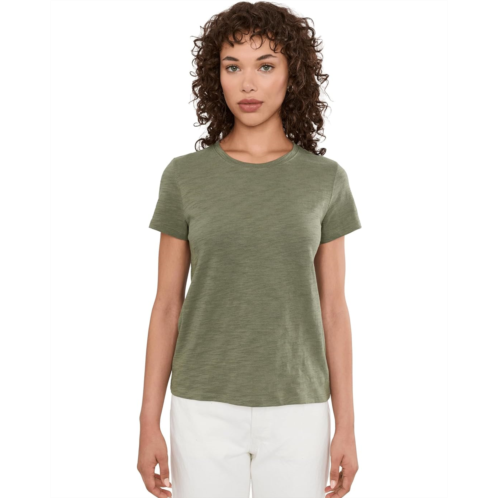 Lilla P Short Sleeve Back Seam Crew Neck
