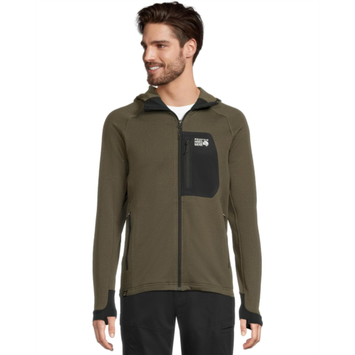 Mens Mountain Hardwear Polartec Power Grid Full Zip Hoody