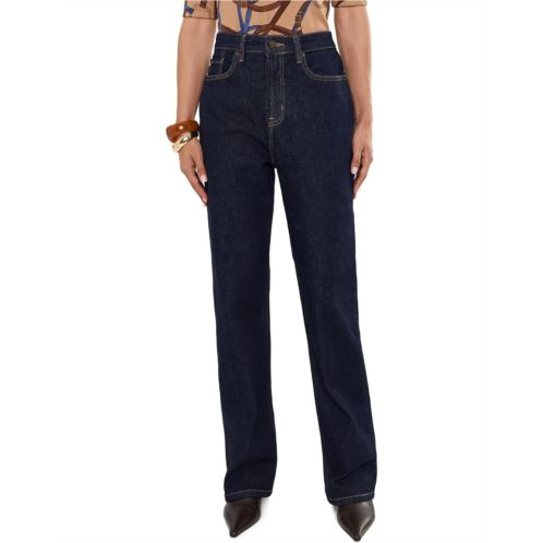 POLO Ralph Lauren Womens Lauren Ralph Lauren High-Rise Straight Jeans