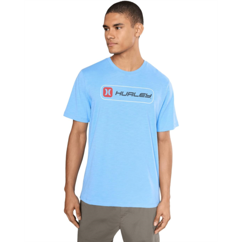 Mens Hurley Inlined Slub Short Sleeve