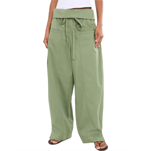 Free People Fisherman Drawcord Pull-On Pants