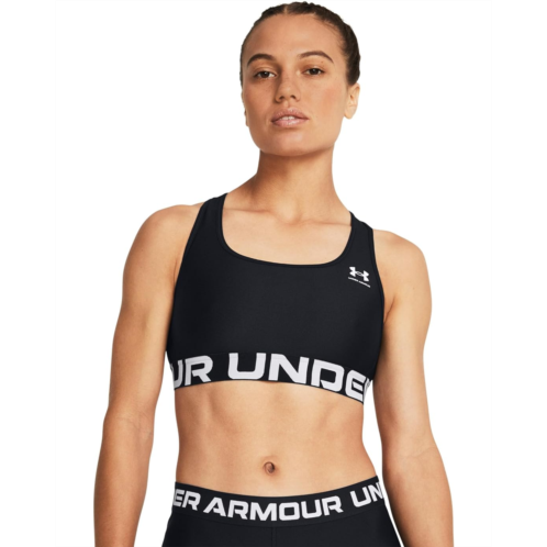 Under Armour HeatGear Armour Mid Impact Branded Bra