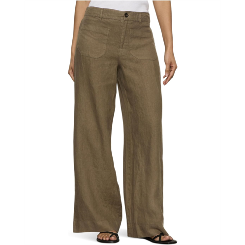 Womens Sanctuary The Linen Marine Wide Leg