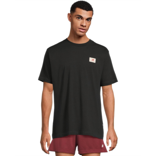 Mens New Balance Woven Label T-shirt