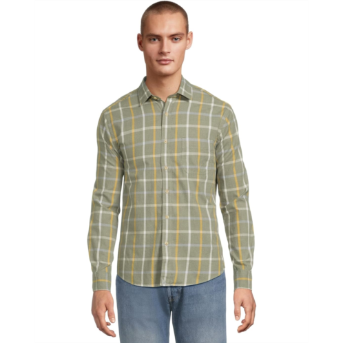 Mens UNTUCKit Long Sleeve Flannel Silva Shirt