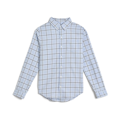Boys Janie and Jack Tattersol Twill Button-Down Shirt (Toddler/Little Kid/Big Kid)