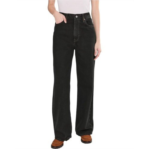 Womens Levis Premium Ribcage Wide Leg Jeans