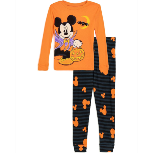 Kids Disney Two-Piece Snug Fit Cotton Holiday Pajama Set (Toddler/Little Kid)