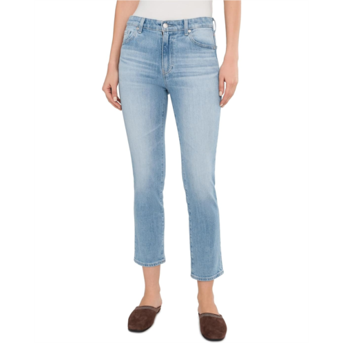 AG Jeans Mari Mid-Rise Slim Straight Crop Jeans in Cruiser