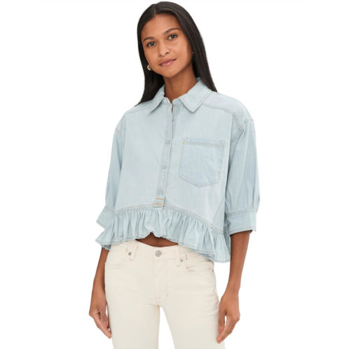 Womens Free People Bailey Denim Shirt