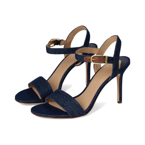 POLO Ralph Lauren Womens Lauren Ralph Lauren Gwen Denim Sandals