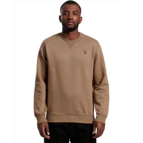 U.S. POLO ASSN. Long Sleeve Popover Crew Neck Fleece Sweatshirt