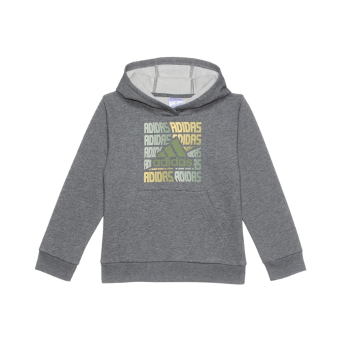 adidas Kids Brand Graphic Heather Fleece (Toddler/Little Kid)