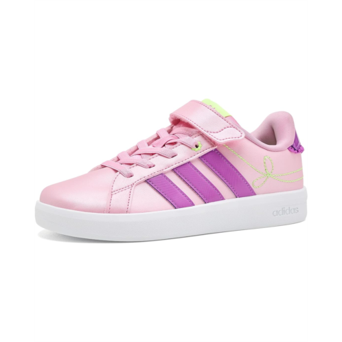 Kids adidas Kids Grand Court 3.0 Elastic Lace & Strap (Little Kid)