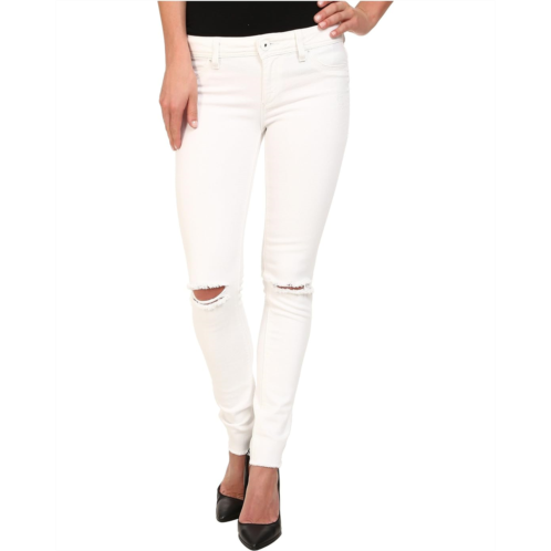 Womens DL1961 Emma Skinny w/ Distress in Dove White