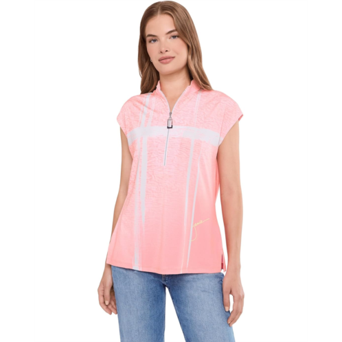Womens Jamie Sadock Elegant Cap Sleeve Top