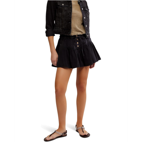 Free People We The Free Roselle Denim Mini Skirt