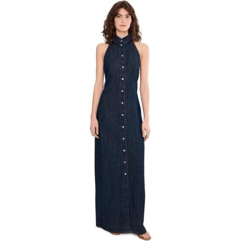 Womens 7 For All Mankind Halter Long Shirt Dress