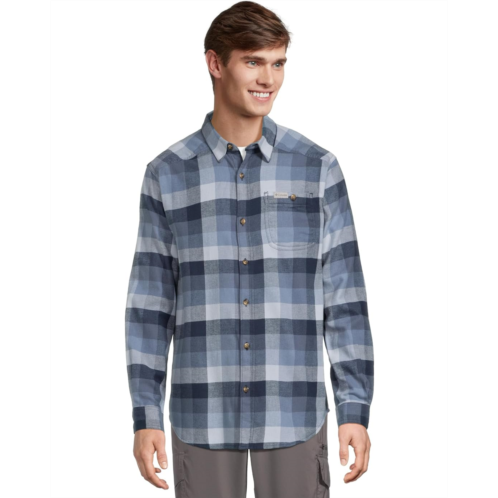 Mens Columbia Cornell Woods Flannel Long Sleeve Shirt