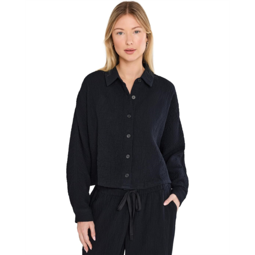 Eileen Fisher Organic Cotton Doubleweave Dolman Sleeve Jacket