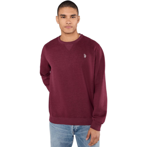 U.S. POLO ASSN. Long Sleeve Popover Crew Neck Fleece Sweatshirt