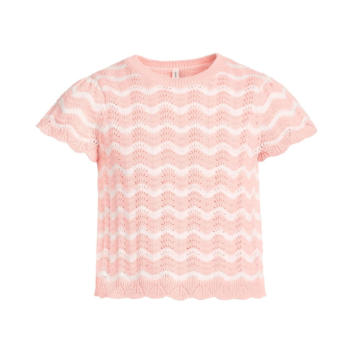 Girls Janie and Jack Crochet Sweater Top (Toddler/Little Kid/Big Kid)