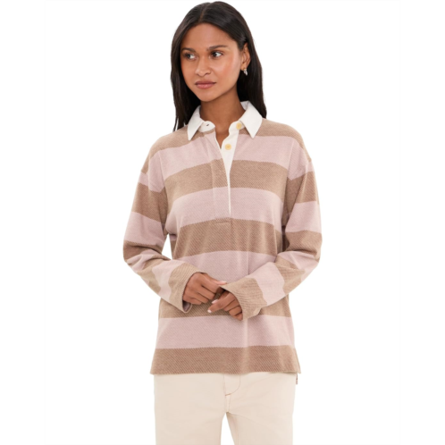 Womens Faherty Legend Sweater Rugby Popover