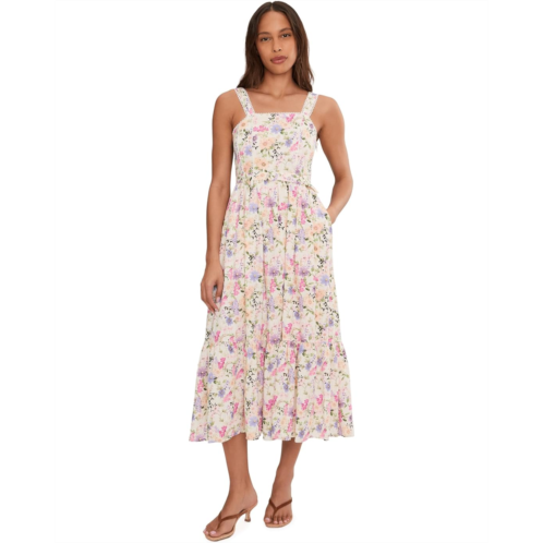 Womens CeCe Linen Midi Tank Dress