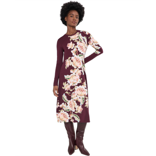 Womens Johnny Was The Janie Favorite Long Sleeve Midi Dress- Beckett