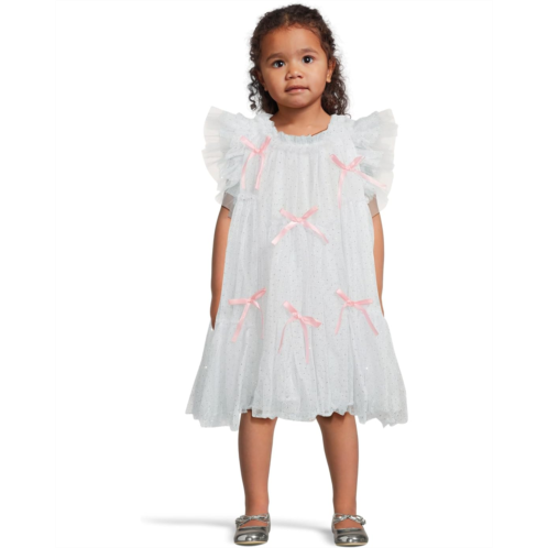 Girls Lola and The Boys Jolie Bow Shimmer Dress (Toddler/Little Kid/Big Kid)