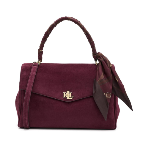 POLO Ralph Lauren Lauren Ralph Lauren Scarf-Trim Medium Farrah Soft Satchel