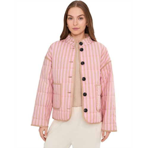 Avec Les Filles Box Quilted Jacket With Patch Pockets