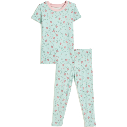 Kickee Pants Kids Print Short Sleeve Pajama Set (Toddler/Little Kid/Big Kid)