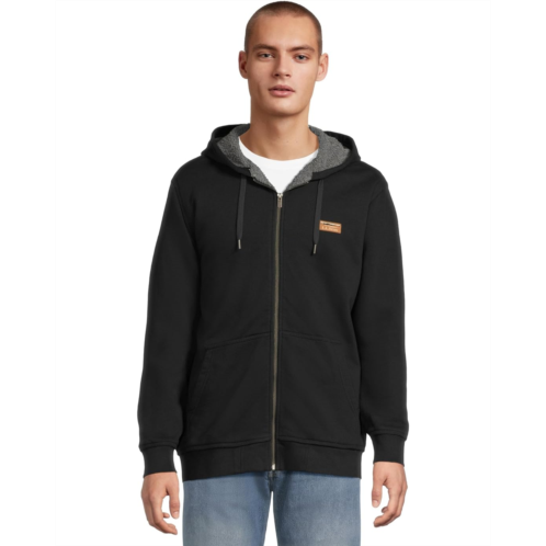 L.L.Bean Mens LLBean Katahdin Iron Works Hooded Sweatshirt Fleece-Lined Tall