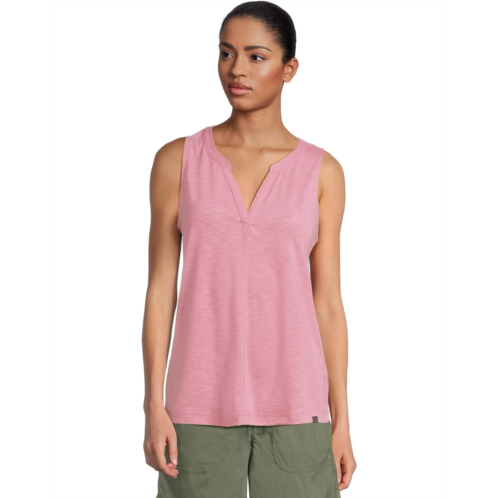 L.L.Bean Womens LLBean Streamside Tank Top Split-Neck