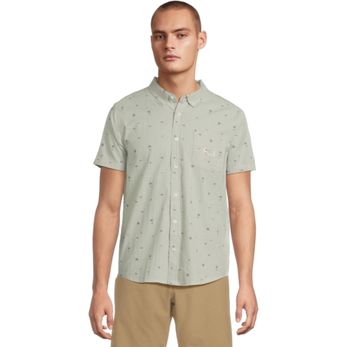 RVCA Exotica Seersucker Short Sleeve