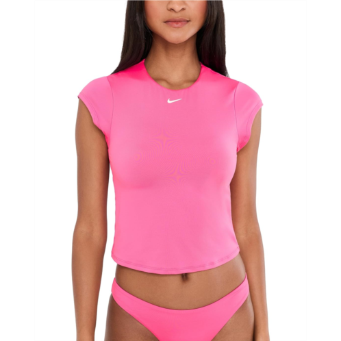 Womens Nike Essential Cap Sleeve Swim Top