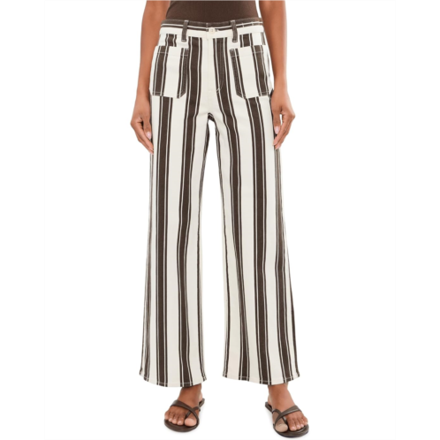 Madewell The Emmy Wide Leg Pants - Stripe