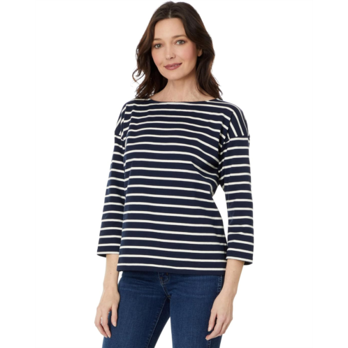 L.L.Bean Womens LLBean Heritage Mariner Boatneck 3/4 Sleeve Stripe