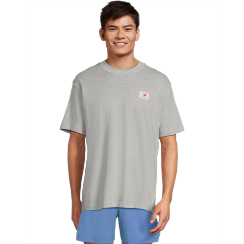 Mens New Balance Woven Label T-shirt