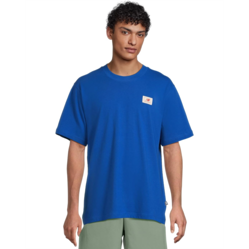 Mens New Balance Woven Label T-shirt