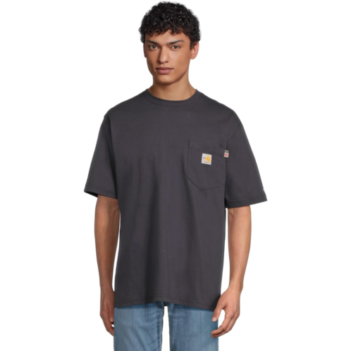 Mens Carhartt Big & Tall Flame Resistant Force Cotton Short Sleeve T-Shirt