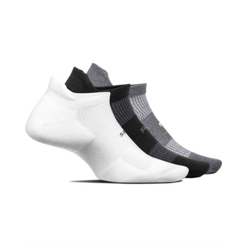 Unisex Feetures High Performance Max Cushion No Show Tab 3-Pair Pack