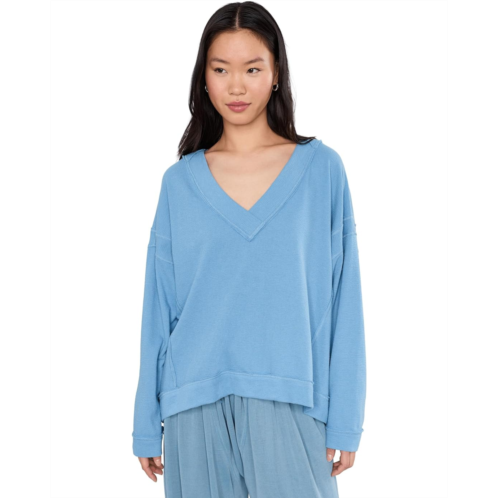Womens Free People Staycation Pullover