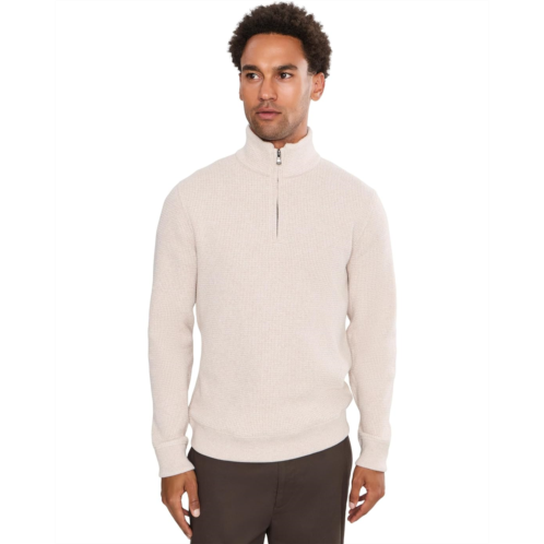 Mens Vince Brushed Waffle 1/4 Zip