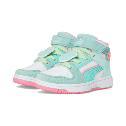 PUMA Kids Rebound Layup Mid Squishmallows Hook and Loop Shoes (Little Kid)